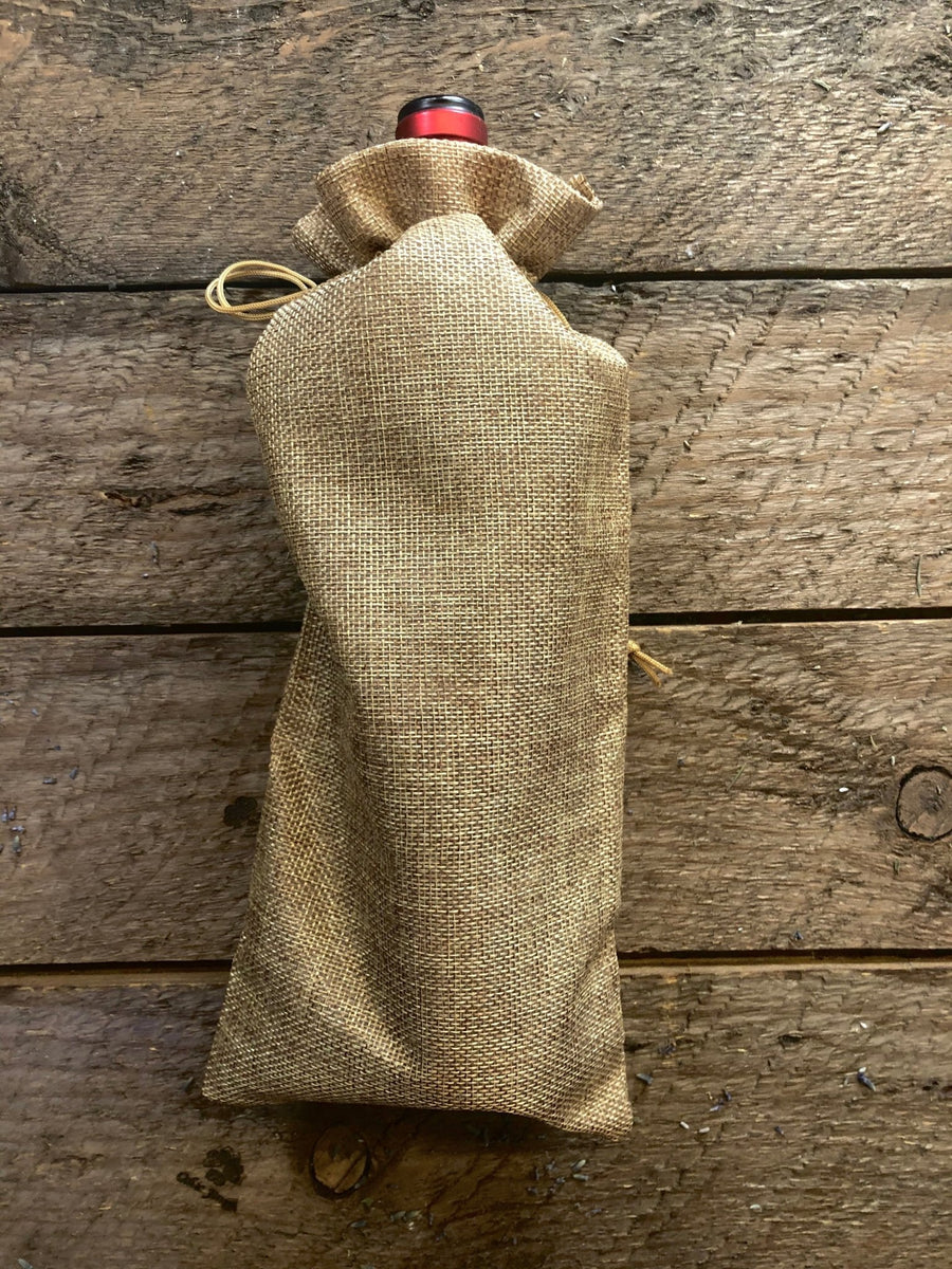 Burlap wine bags discount michaels