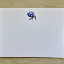 Load image into Gallery viewer, Boxed Hydrangea Flower Stationery - Note Cards and Envelopes (10)