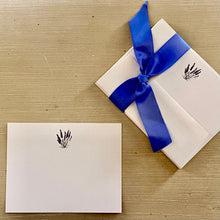 Load image into Gallery viewer, Boxed Lavender Flower Stationery - Note Cards and Envelopes (10)