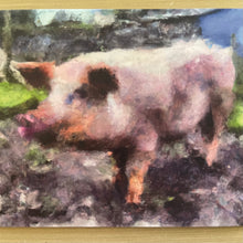 Load image into Gallery viewer, Celtic Farm Art Folding Notecard Set - Irish Farm Animal Card Set of 5