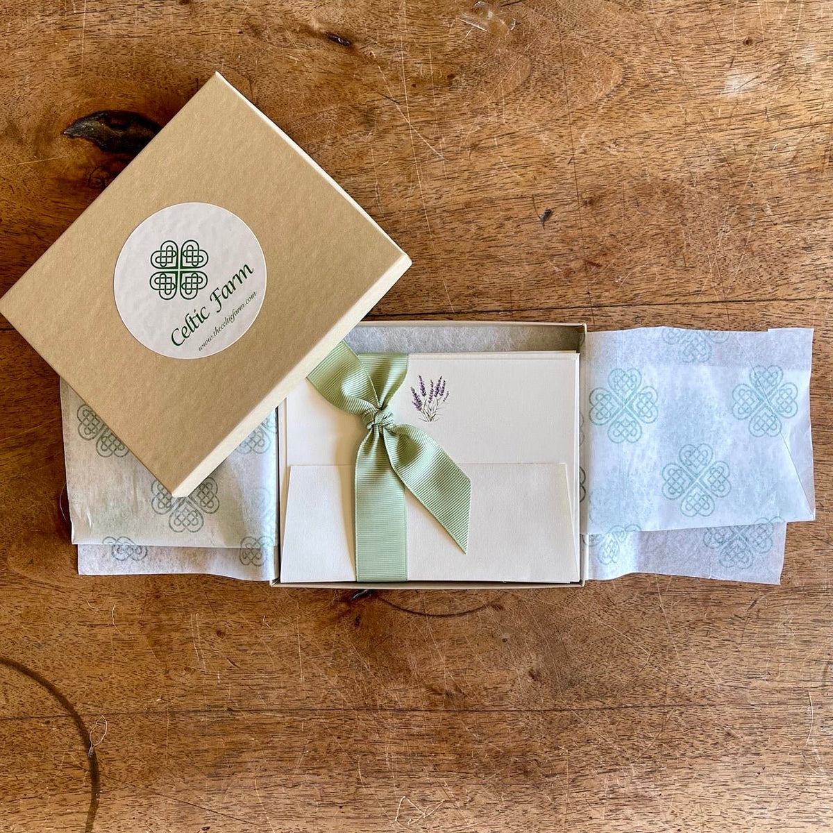 Boxed Lavender Flower Stationery - Note Cards and Envelopes (10) – The ...