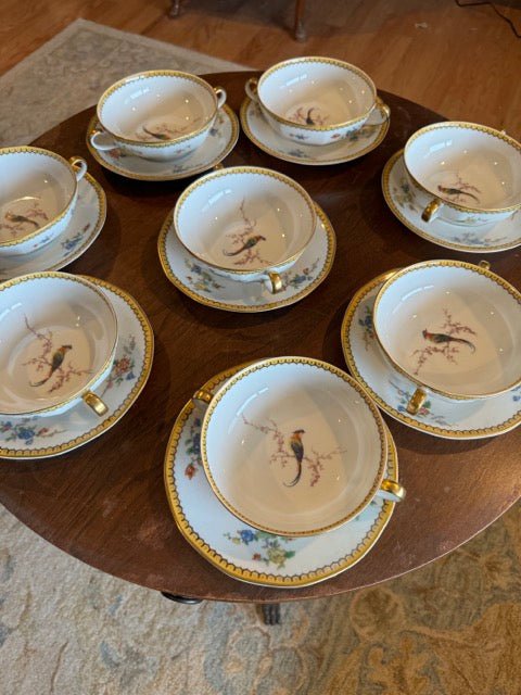Haviland セット French Limoges Haviland Eden Soup Bowls & Plate Setting – The