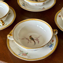 Load image into Gallery viewer, French Limoges Haviland Eden Soup Bowls & Plate Setting - The Celtic Farm