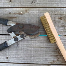 Load image into Gallery viewer, Garden Tool Brush - Brass - The Celtic Farm