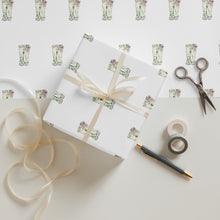 Load image into Gallery viewer, Holiday Garden Boots Wrapping Paper by CGB - The Celtic Farm