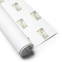 Load image into Gallery viewer, Holiday Garden Boots Wrapping Paper by CGB - The Celtic Farm