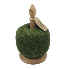 Load image into Gallery viewer, Oak Bishop Twine Tidy with Cutter and Twine (Made in Britain) - The Celtic Farm
