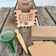 Load image into Gallery viewer, Seed Organizer & Storage Box Set | Made of Maple in USA - The Celtic Farm