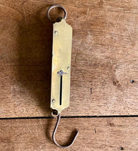 Load image into Gallery viewer, Vintage Brass Hanging Scale - Patent 1867 - The Celtic Farm