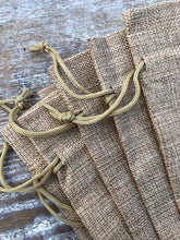 Load image into Gallery viewer, Burlap Bags and Sacks for Gifts and Favors