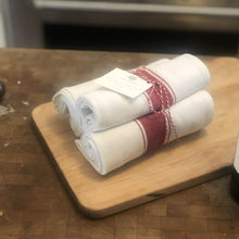 Load image into Gallery viewer, 4 Color Striped Cotton Kitchen Towel Set - High Weight Cotton Dish Towel Set with Herringbone Weave