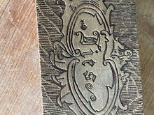 Load image into Gallery viewer, Antique Pyrography Tie Box (1890-1910) - Wooden Box with Brass Hinges