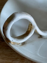 Load image into Gallery viewer, Porcelain Candle Holder with Match Holder