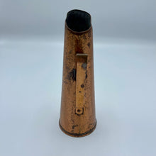 Load image into Gallery viewer, Vintage Mid-century Handarbeit Copper Flower Vase - Handmade