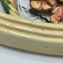 Load image into Gallery viewer, Vintage Chalkware Flower Plaque- Wall Hanging