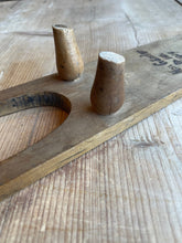 Load image into Gallery viewer, Antique Decorative Pyrography Floral Boot Jack (1909)