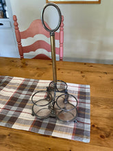 Load image into Gallery viewer, Antique English Bottle Holder/Carrier - Silver Plated Atkins Brothers Hallmarks