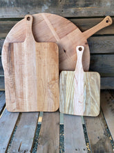 Load image into Gallery viewer, Best Charcuterie Board - Vintage Style Round Maple French Breadboard