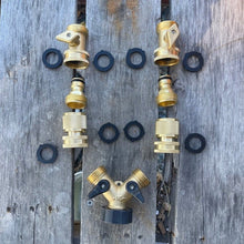 Load image into Gallery viewer, Brass Hose Organization Bundle - Organize Your Garden Hose - The Celtic Farm