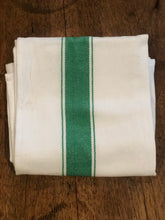 Load image into Gallery viewer, Christmas Striped Cotton Kitchen Red and Green Towel Set (6) - High Weight Cotton Dish Towel Set with Herringbone Weave