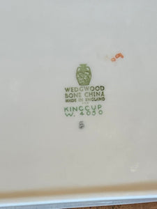 Floral Wedgewood Kingcup Bone China Trinket Box