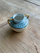 Load image into Gallery viewer, French Limoges Vase - Hand Painted Gold Trim