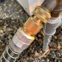Load image into Gallery viewer, Garden Hose Brass Quick Connect Connector - The Celtic Farm