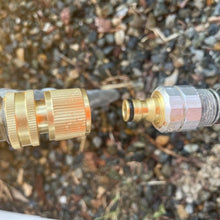Load image into Gallery viewer, Garden Hose Brass Quick Connect Connector - The Celtic Farm