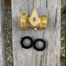Load image into Gallery viewer, Garden Hose Brass Shutoff Valve - The Celtic Farm