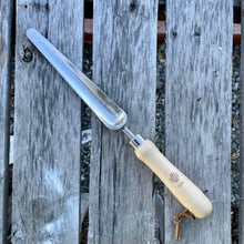 Load image into Gallery viewer, Garden Widger & Transplanting Seeding Tool - Stainless and Hardwood - The Celtic Farm