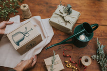 Load image into Gallery viewer, Haws Holiday Indoor Gardener Bundle- Fazeley Can & Nickel Spritzer - The Celtic Farm