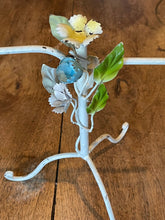 Load image into Gallery viewer, Italian Toleware Floral Towel Holder - The Celtic Farm