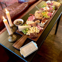 Load image into Gallery viewer, Long American Walnut Charcuterie Board - Vintage Style Long French Breadboard - The Celtic Farm