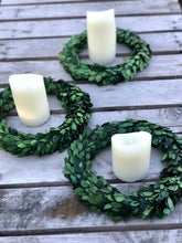 Load image into Gallery viewer, Preserved Boxwood Wreath - 10 " Small Wreath for Christmas or Holidays - The Celtic Farm