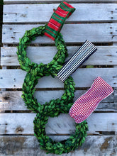 Load image into Gallery viewer, Preserved Boxwood Wreath - 10 " Small Wreath for Christmas or Holidays - The Celtic Farm