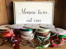 Load image into Gallery viewer, Satin Ribbon (1") - Our Favorite Satin Ribbon Colors - The Celtic Farm