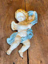 Load image into Gallery viewer, Vintage Chalkware Cherub - Wall Hanging - The Celtic Farm