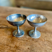 Load image into Gallery viewer, Vintage English Silver Plated Champagne Glasses (Pair) - The Celtic Farm