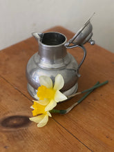 Load image into Gallery viewer, Vintage Pewter Pitcher - Flowers, Cream, Syrup Container - The Celtic Farm