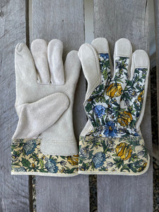 Women's Gardening Gloves - Soft Split Leather Gloves - The Celtic Farm