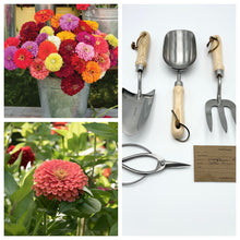 Load image into Gallery viewer, Zany for Zinnias - Our Grow Kit Gift Box with Zinnias - The Celtic Farm