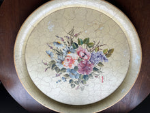 Load image into Gallery viewer, Vintage Hand Painted Wiggers Floral Serving Tray - Denmark