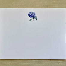 Load image into Gallery viewer, Hydrangea Flower Stationery - Note Cards and Envelopes (10)