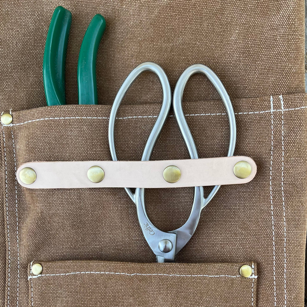 Gardening Apron - Waxed Canvas Apron with Pockets