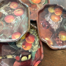 Load image into Gallery viewer, English Metal Trays - Fruit Theme - The Celtic Farm