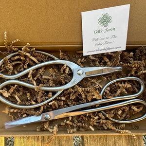 Garden Gift Box - Stainless Garden Scissor Set - The Celtic Farm