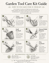 Load image into Gallery viewer, Garden Tool Cleaning Kit - Gift Box - The Celtic Farm