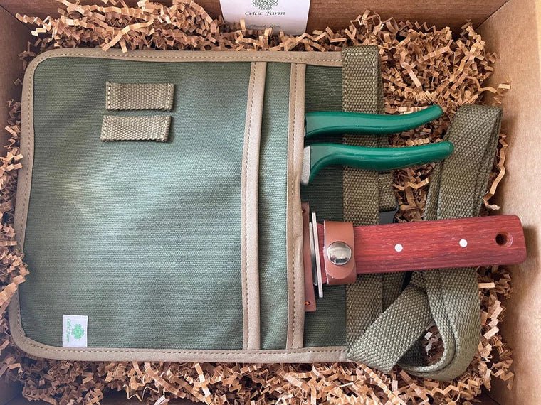 Gardening Gift Box - Belt, Hori Hori and Pruners - The Celtic Farm