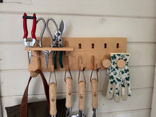 Load image into Gallery viewer, Maple Garden Tool Organizer – Starter Kit - The Celtic Farm