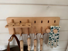 Load image into Gallery viewer, Maple Garden Tool Organizer – Starter Kit - The Celtic Farm